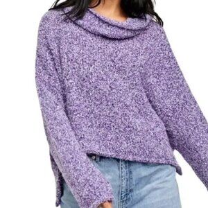 Free People BFF Sweater in Grape Hyancith Women's Size S